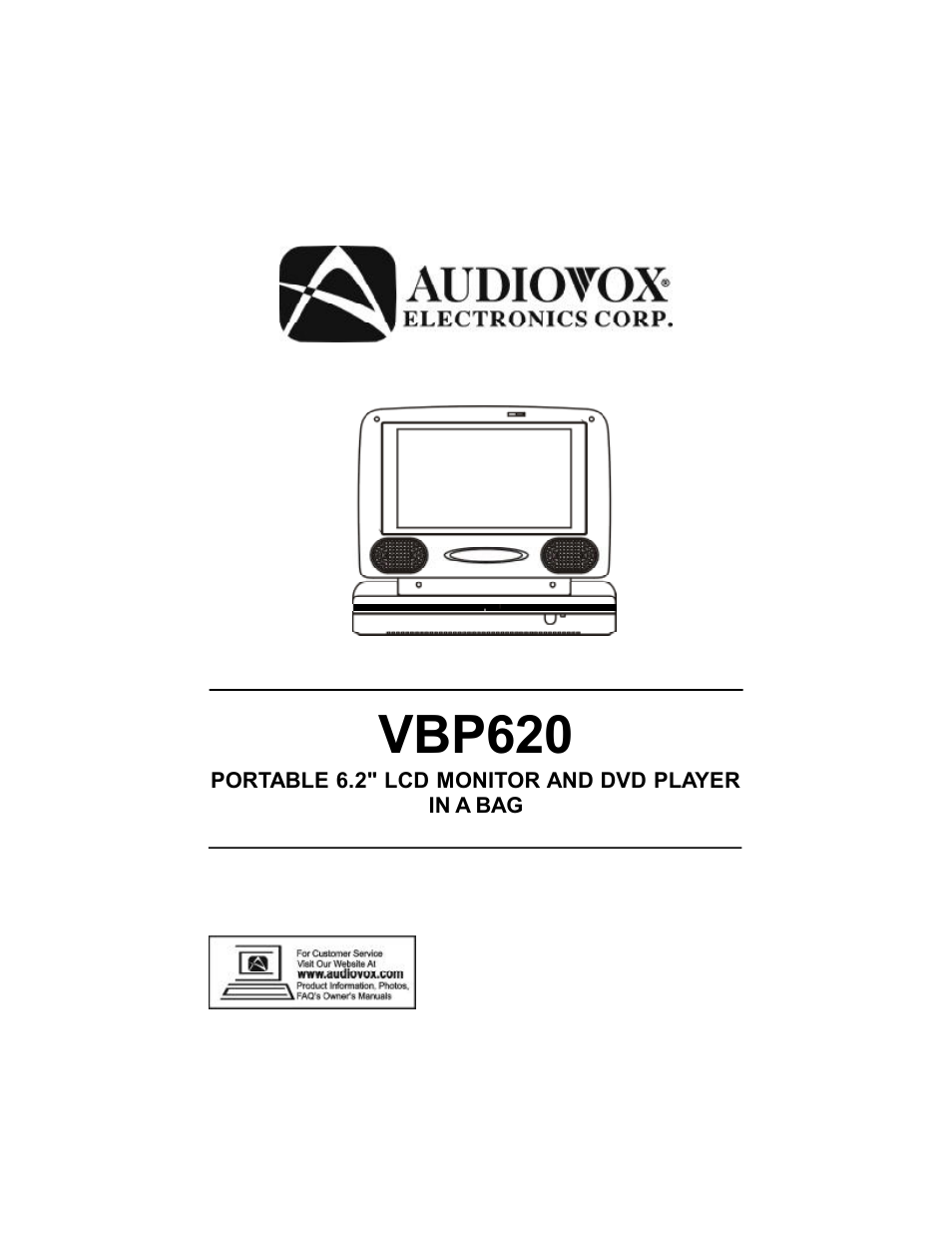 Audiovox VBP620 User Manual | 39 pages