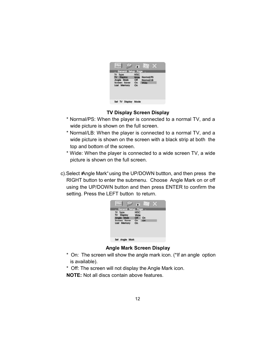 Audiovox VBP620 User Manual | Page 12 / 39