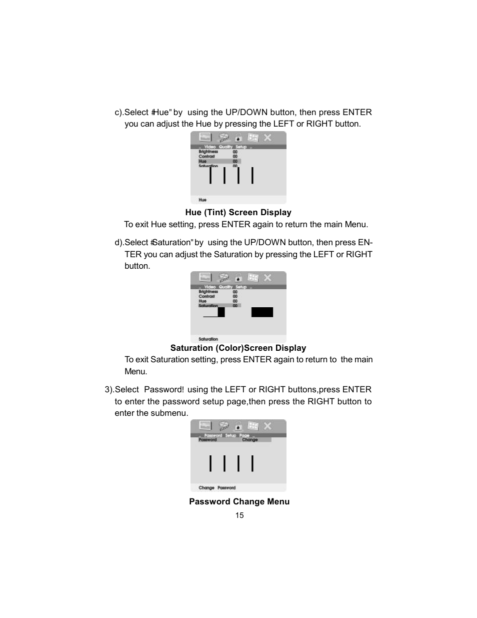 Audiovox VBP620 User Manual | Page 15 / 39