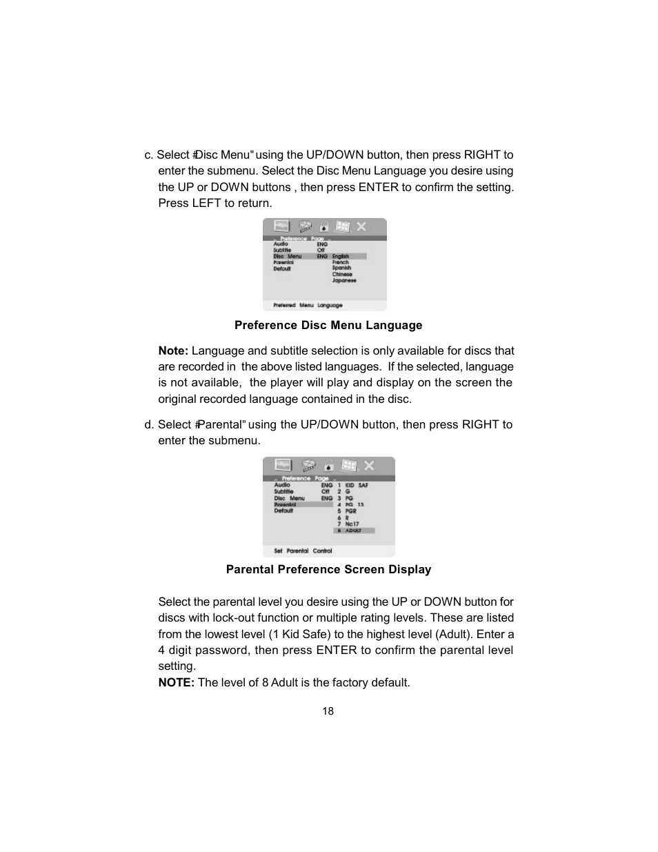 Audiovox VBP620 User Manual | Page 18 / 39