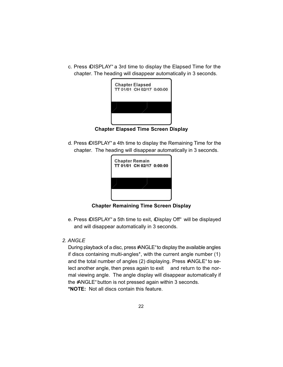 Audiovox VBP620 User Manual | Page 22 / 39