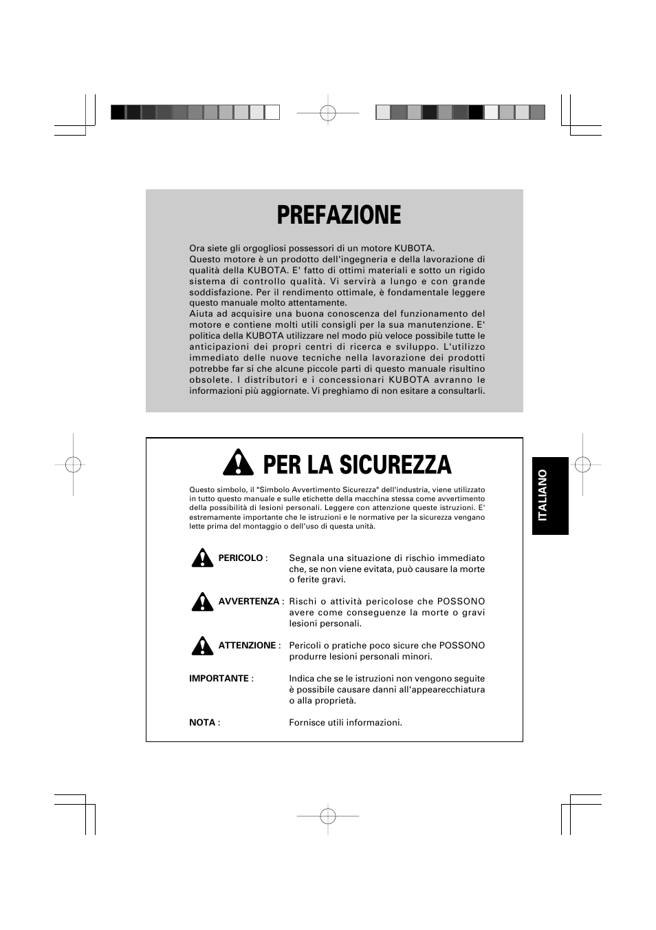 Prefazione, Per la sicurezza | Karcher HDS 13-80 De Tr1 User Manual | Page 147 / 244