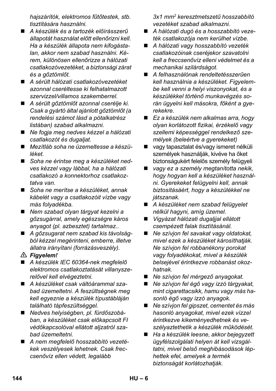 Karcher SV 1802 User Manual | Page 144 / 284