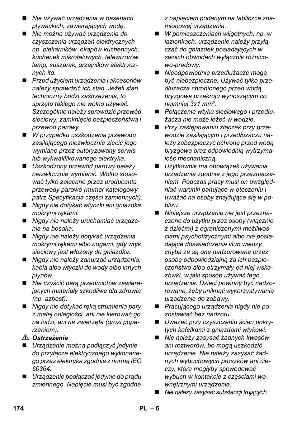 Karcher SV 1802 User Manual | Page 174 / 284