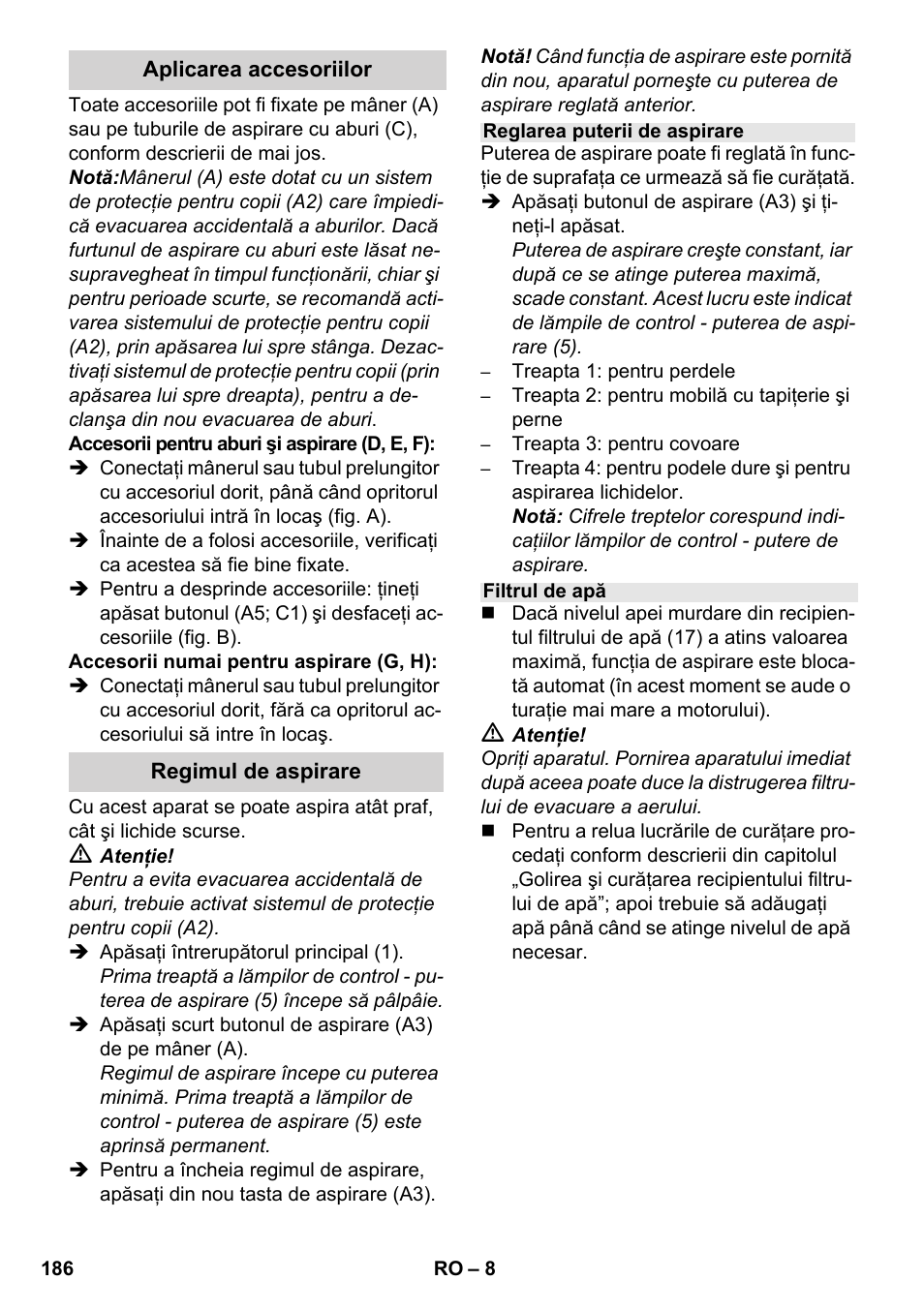 Karcher SV 1802 User Manual | Page 186 / 284