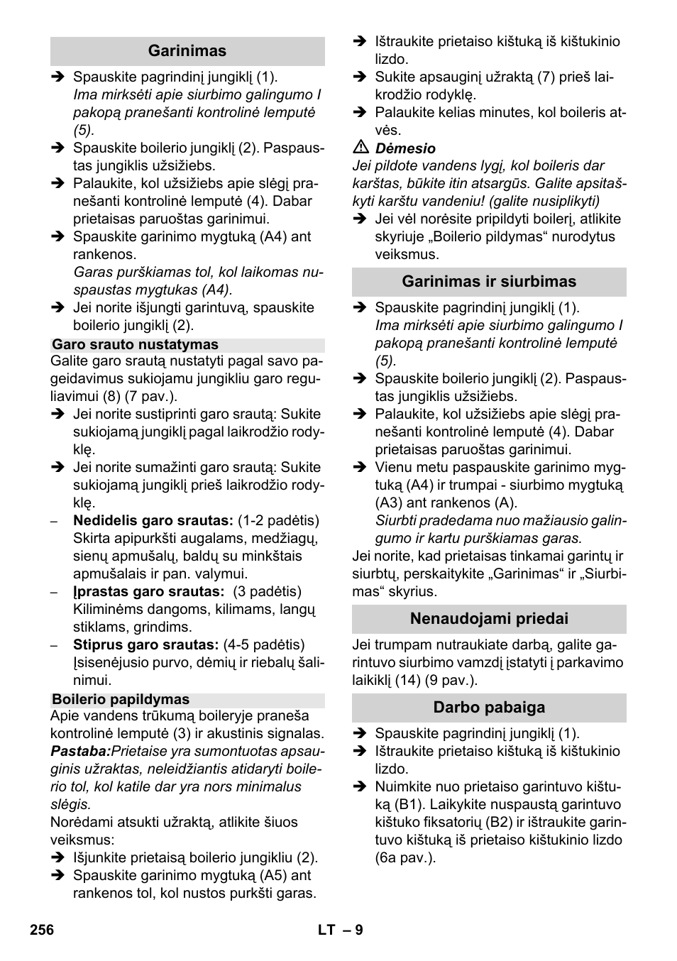 Karcher SV 1802 User Manual | Page 256 / 284