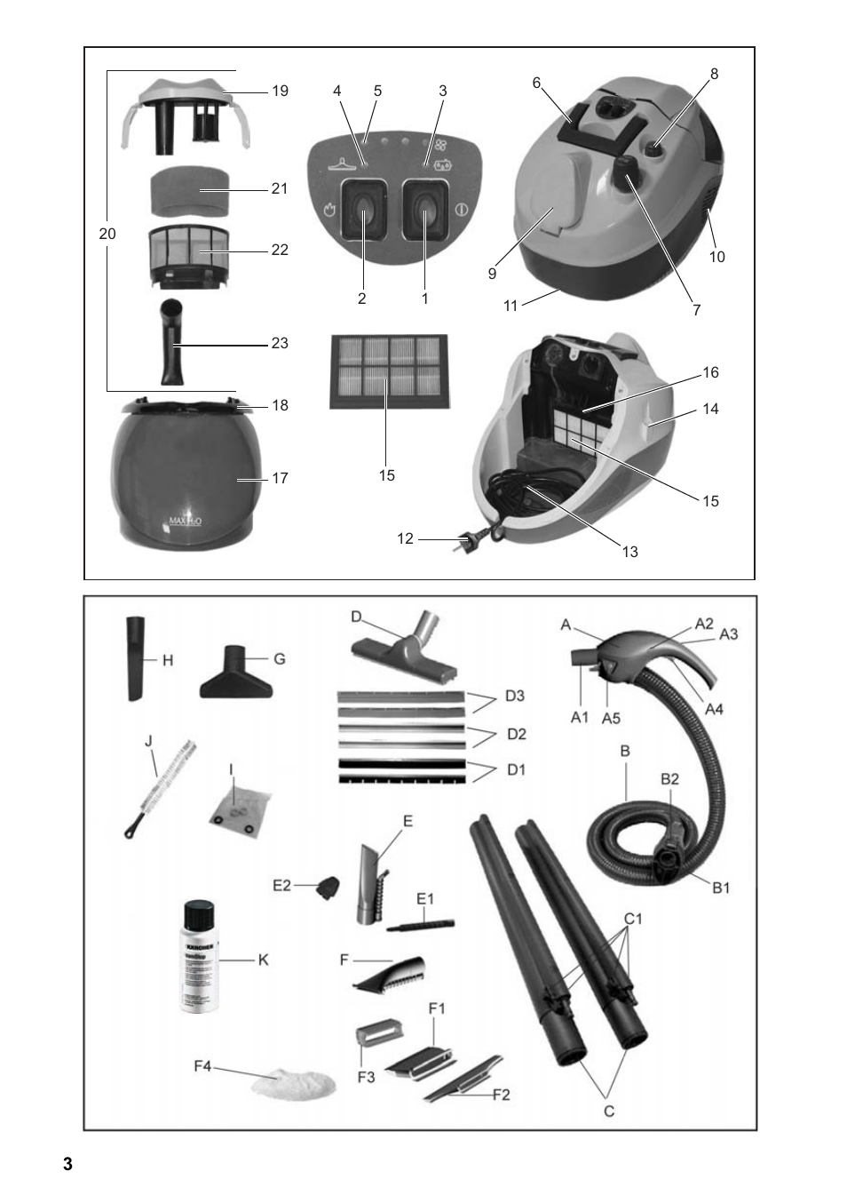 Karcher SV 1802 User Manual | Page 3 / 284