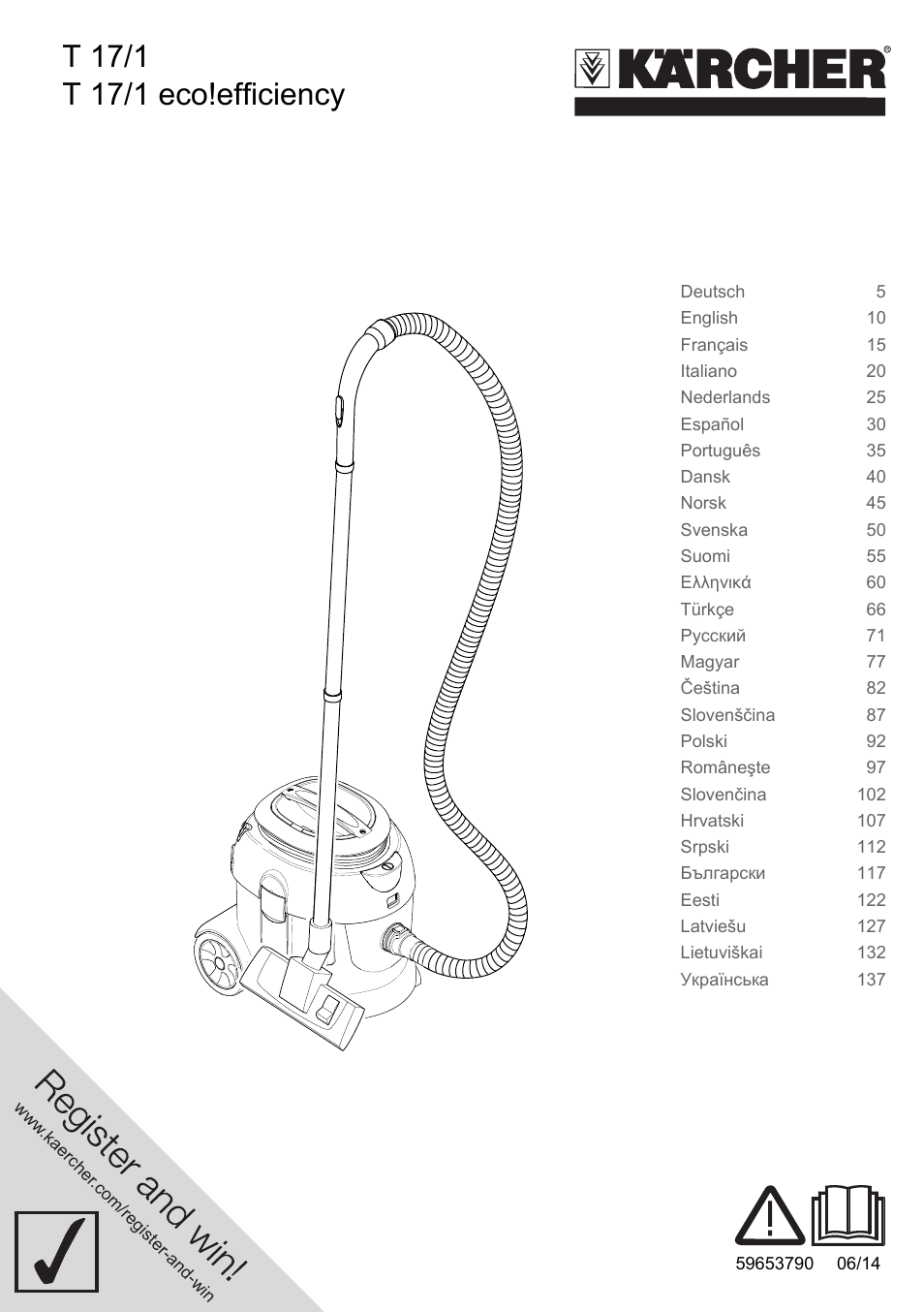 Karcher T 17-1 User Manual | 144 pages