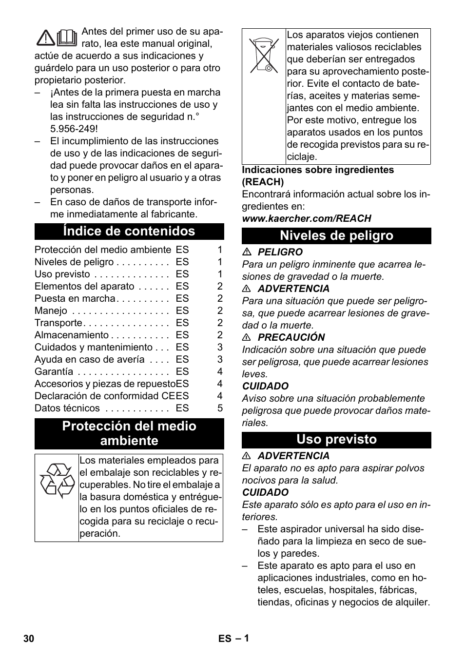 Karcher T 17-1 User Manual | Page 30 / 144