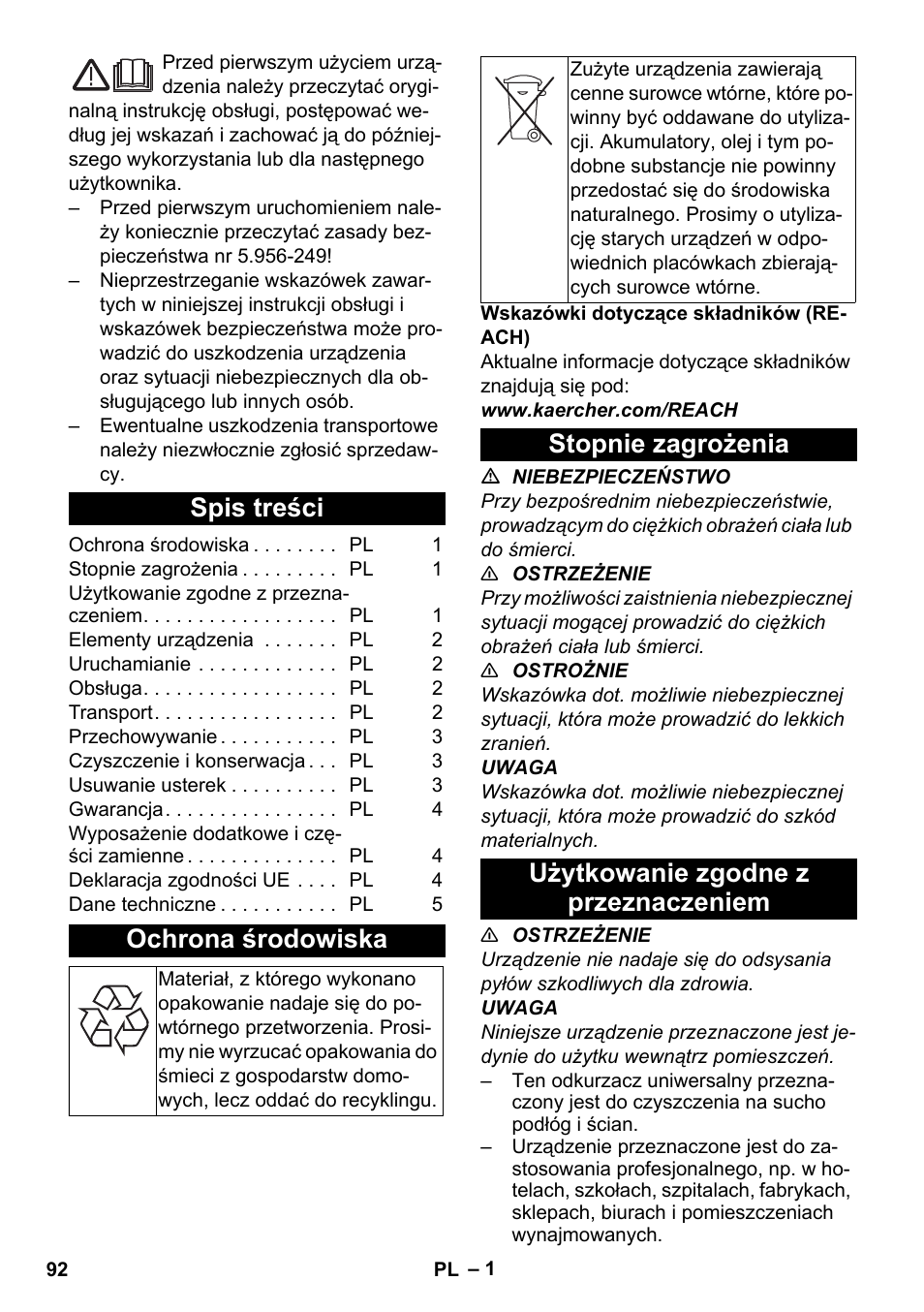 Karcher T 17-1 User Manual | Page 92 / 144