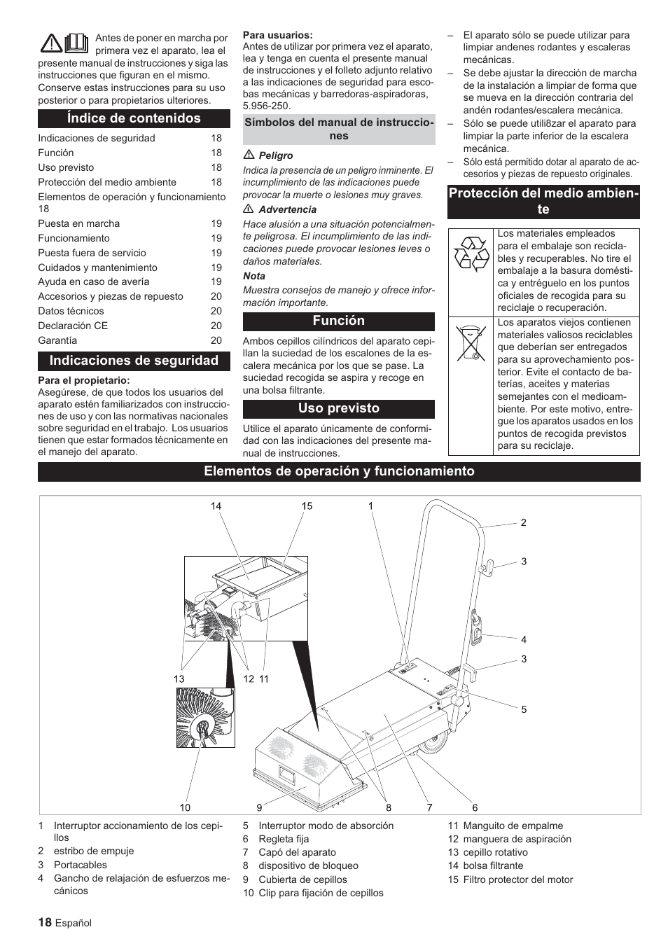 Karcher BR 45-10 ESC User Manual | Page 18 / 88