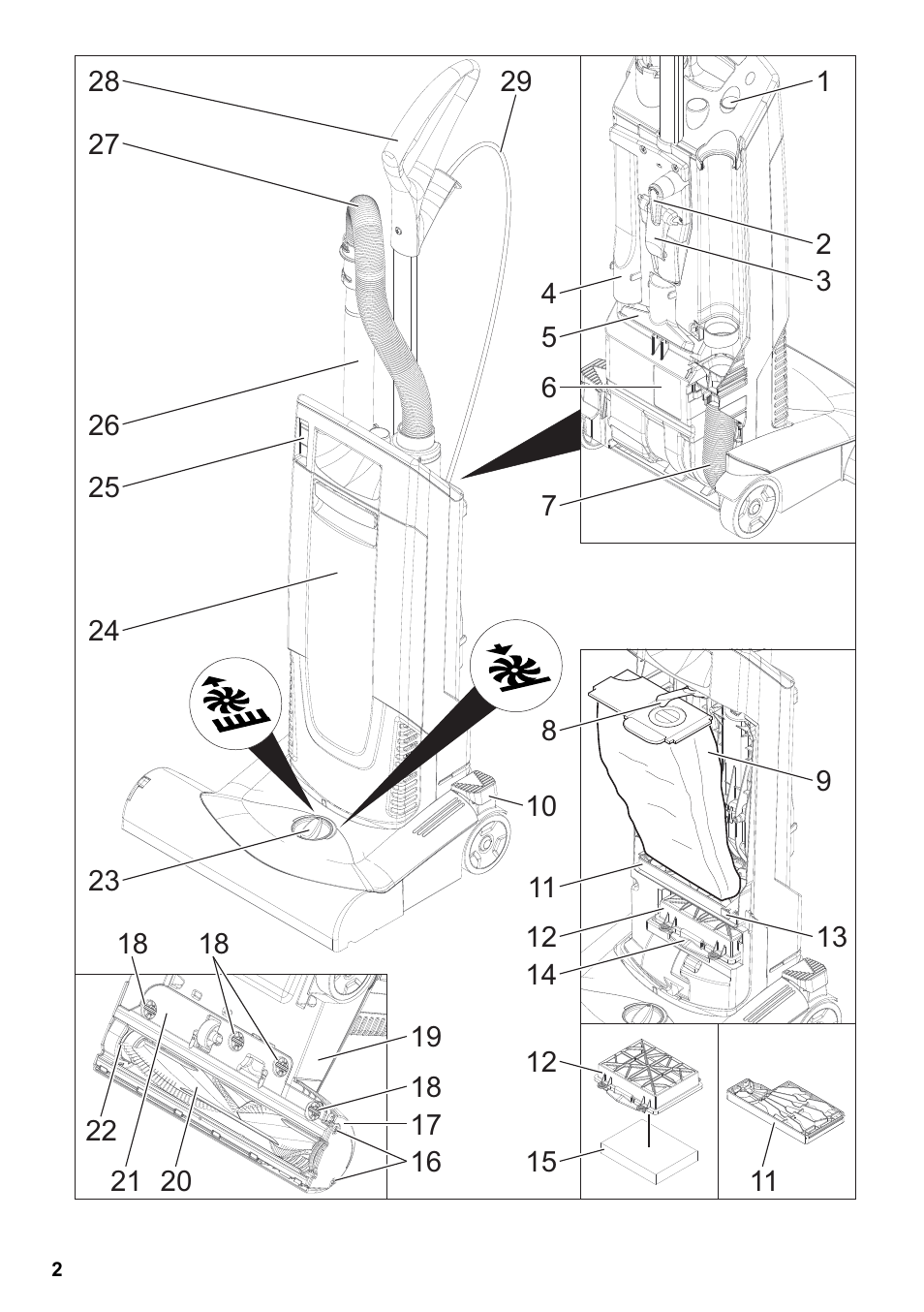 Karcher CV 30-1 User Manual | Page 2 / 152