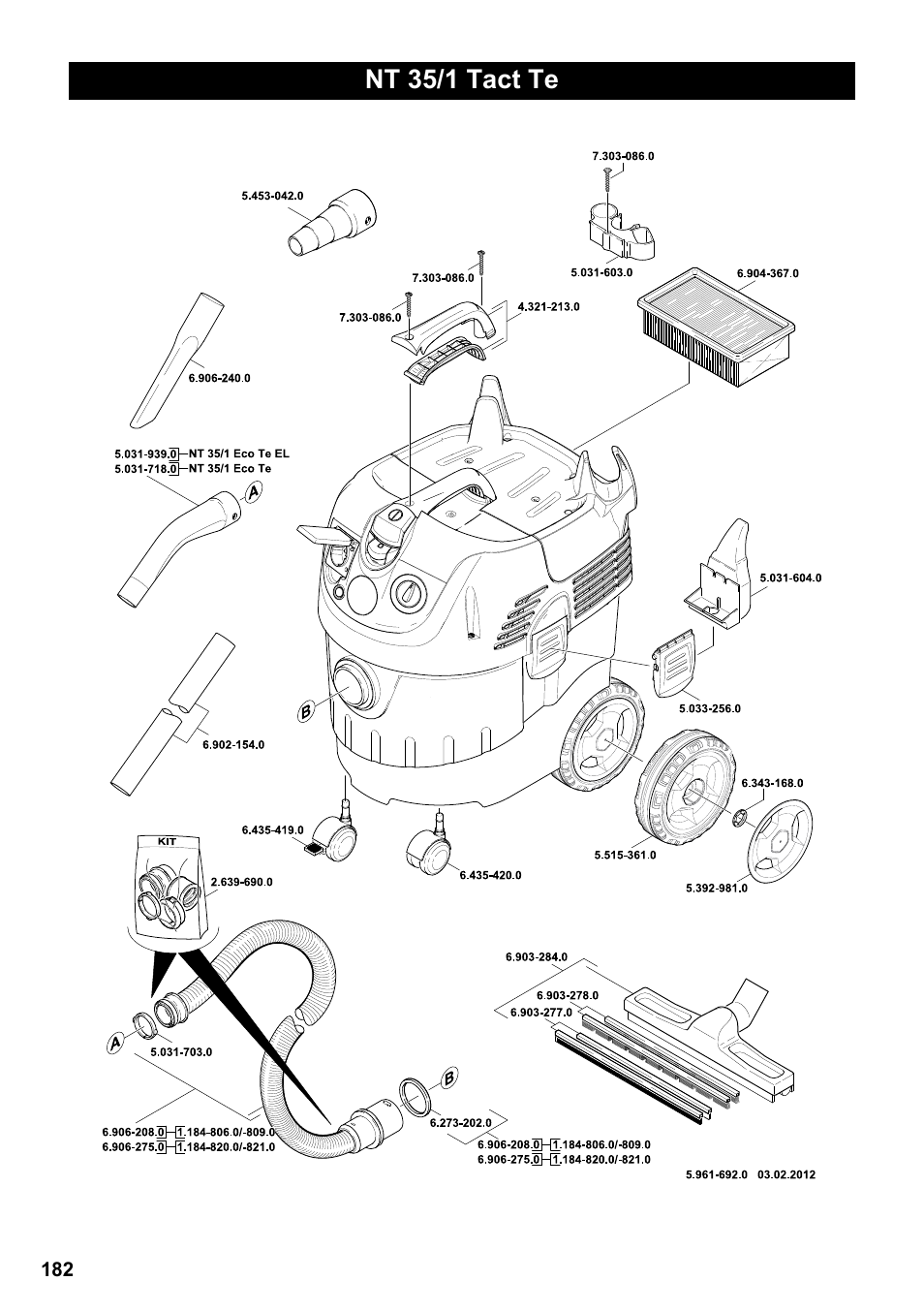 Nt 35/1 tact te | Karcher SB V1 Eco User Manual | Page 182 / 184