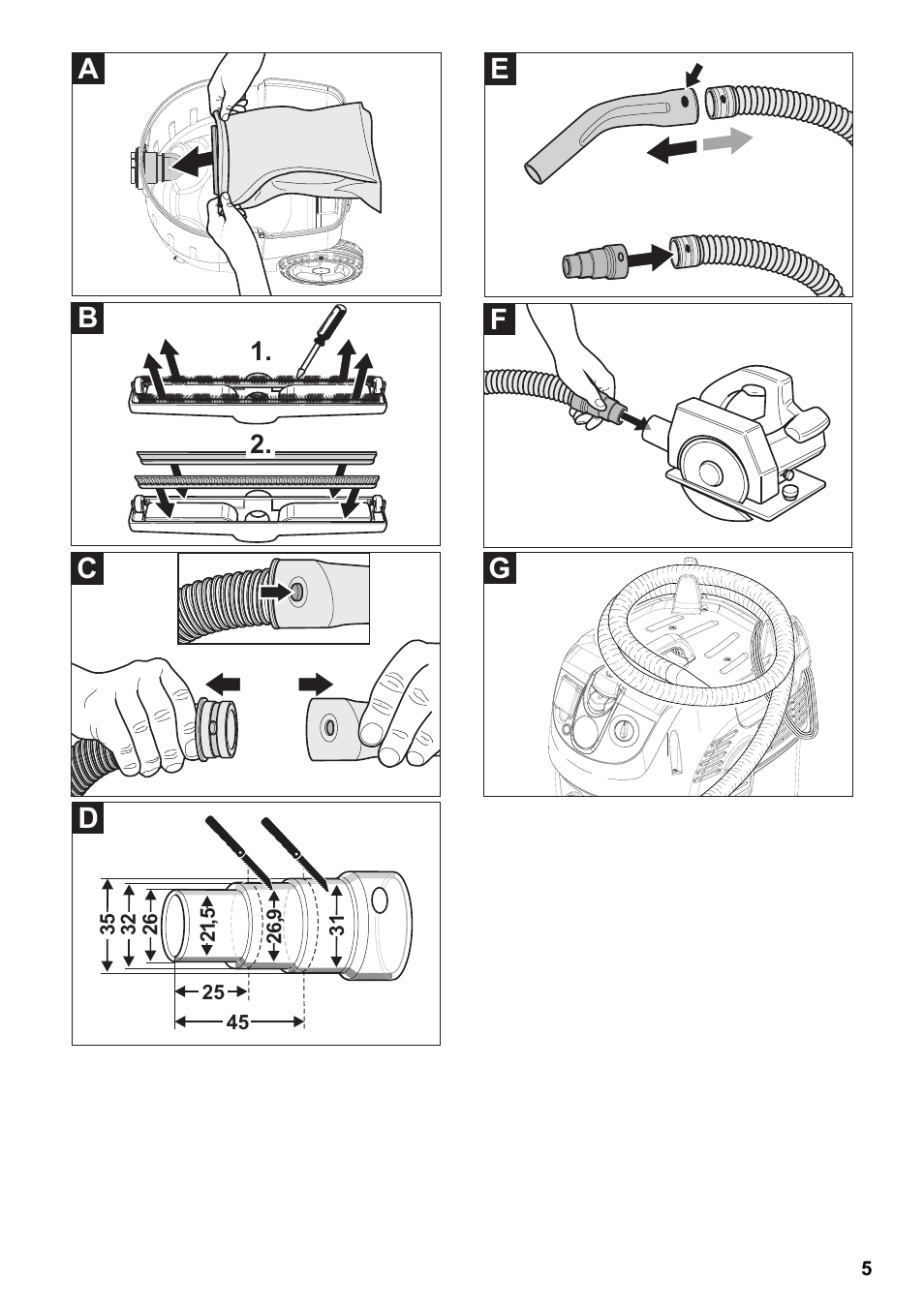 De f g | Karcher SB V1 Eco User Manual | Page 5 / 184