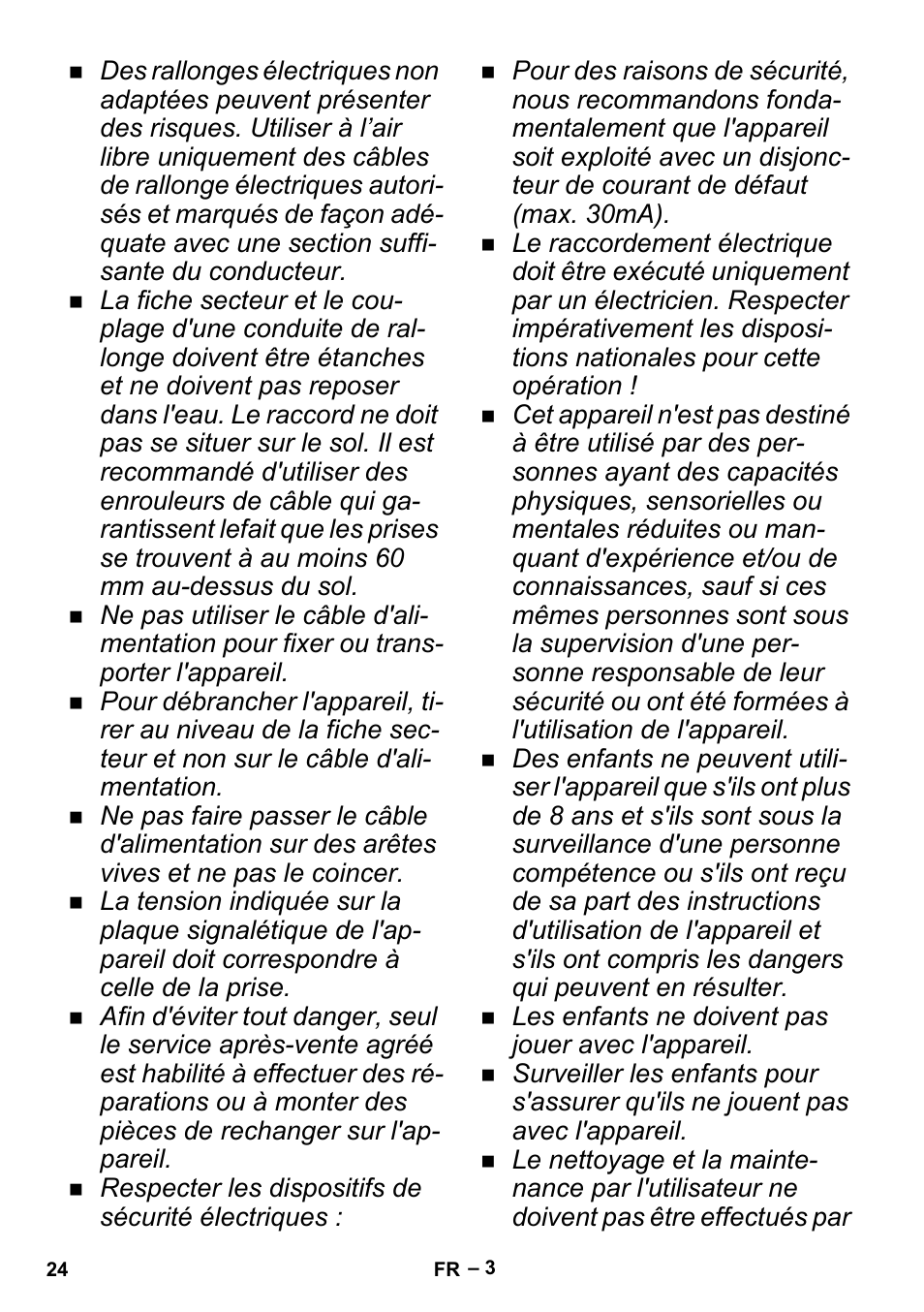 Karcher BP 6 Deep Well User Manual | Page 24 / 86