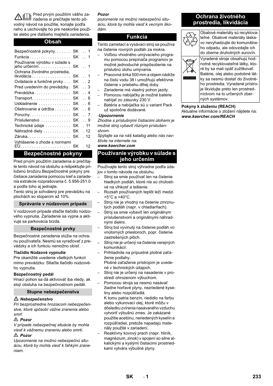 Karcher BD 50-40 RS Bp Pack User Manual | Page 233 / 336