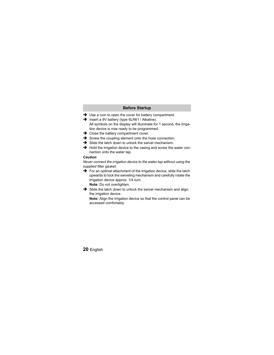 Karcher Unità d'irrigazione WU 60-49 User Manual | Page 20 / 94