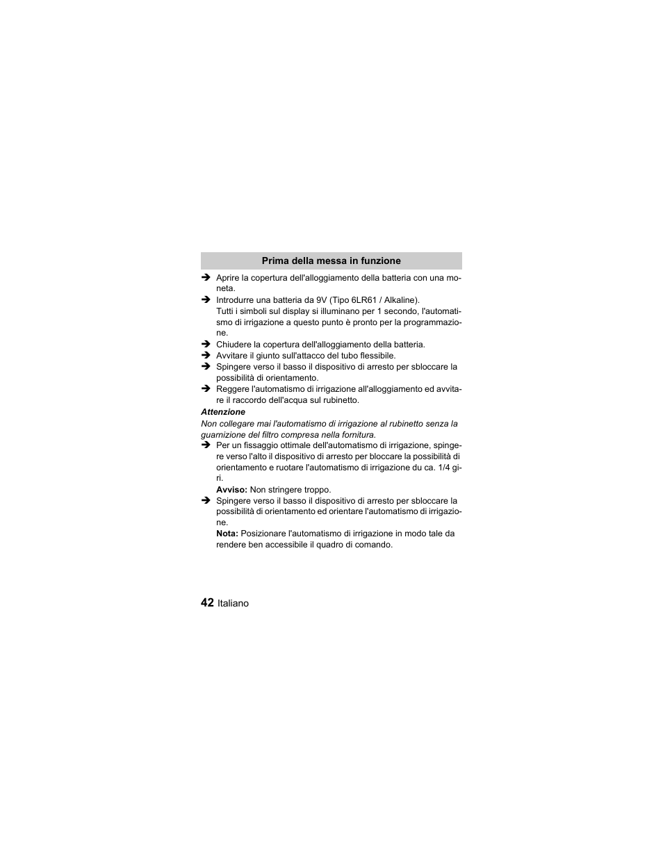 Karcher Unità d'irrigazione WU 60-49 User Manual | Page 42 / 94