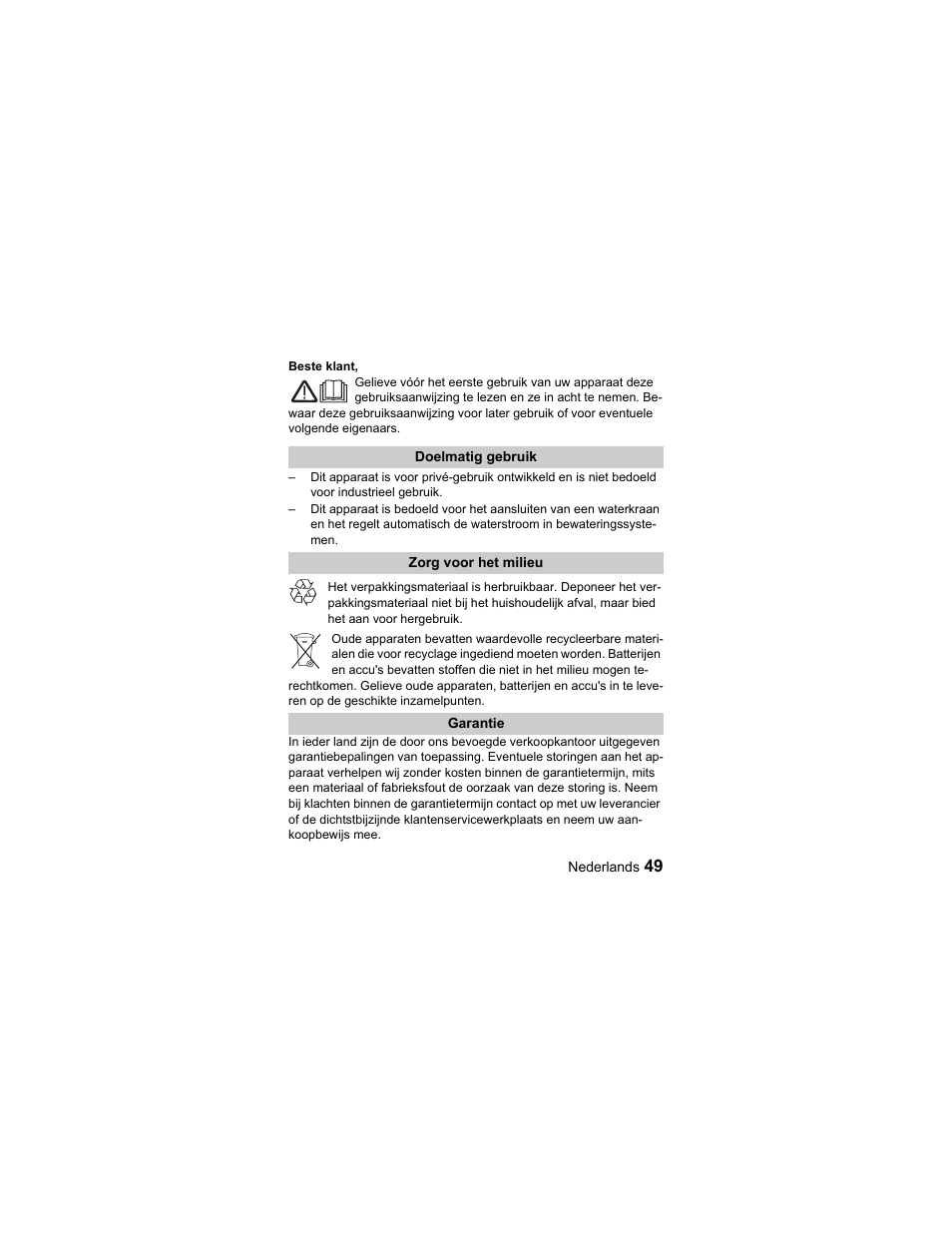Karcher Unità d'irrigazione WU 60-49 User Manual | Page 49 / 94
