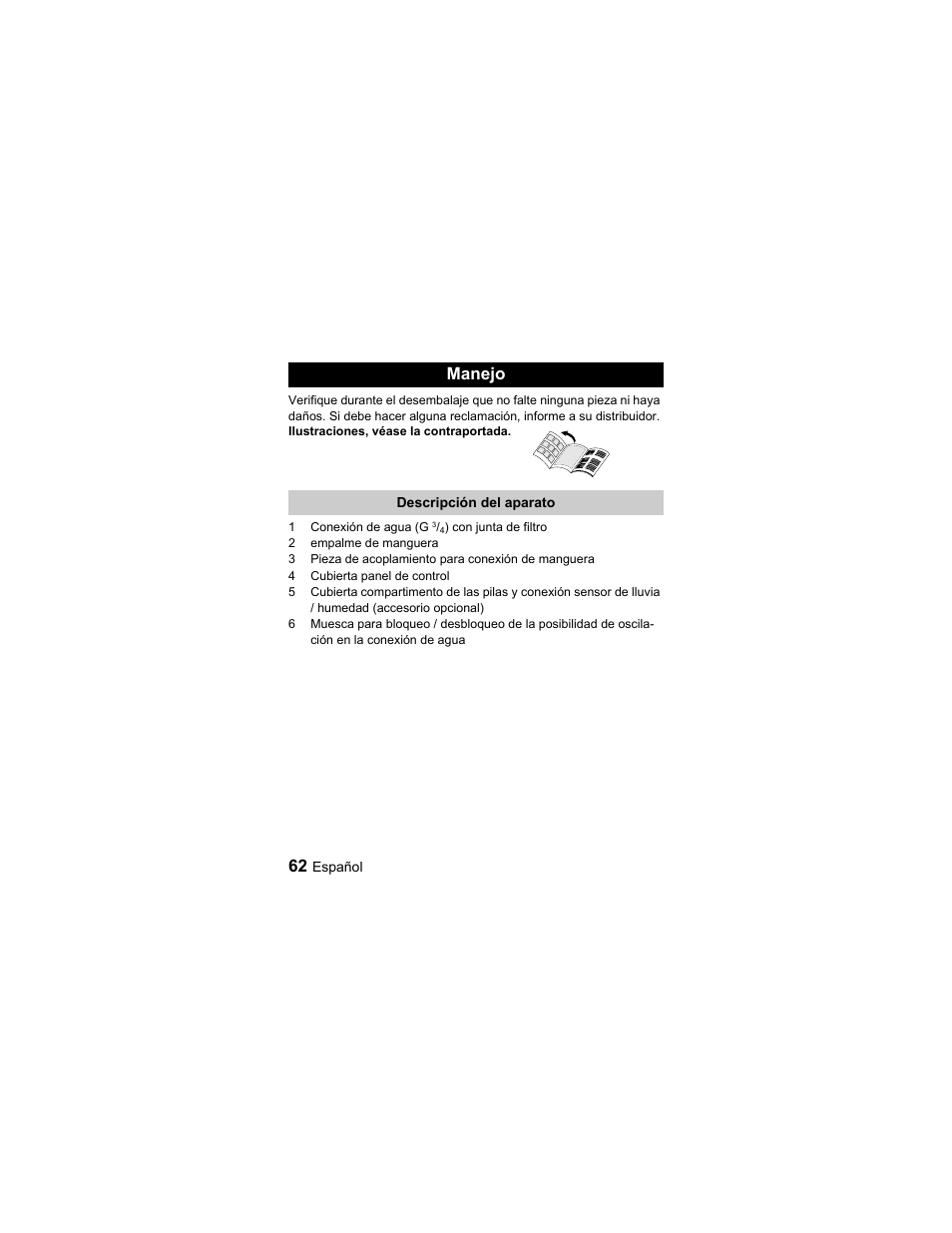 Manejo | Karcher Unità d'irrigazione WU 60-49 User Manual | Page 62 / 94