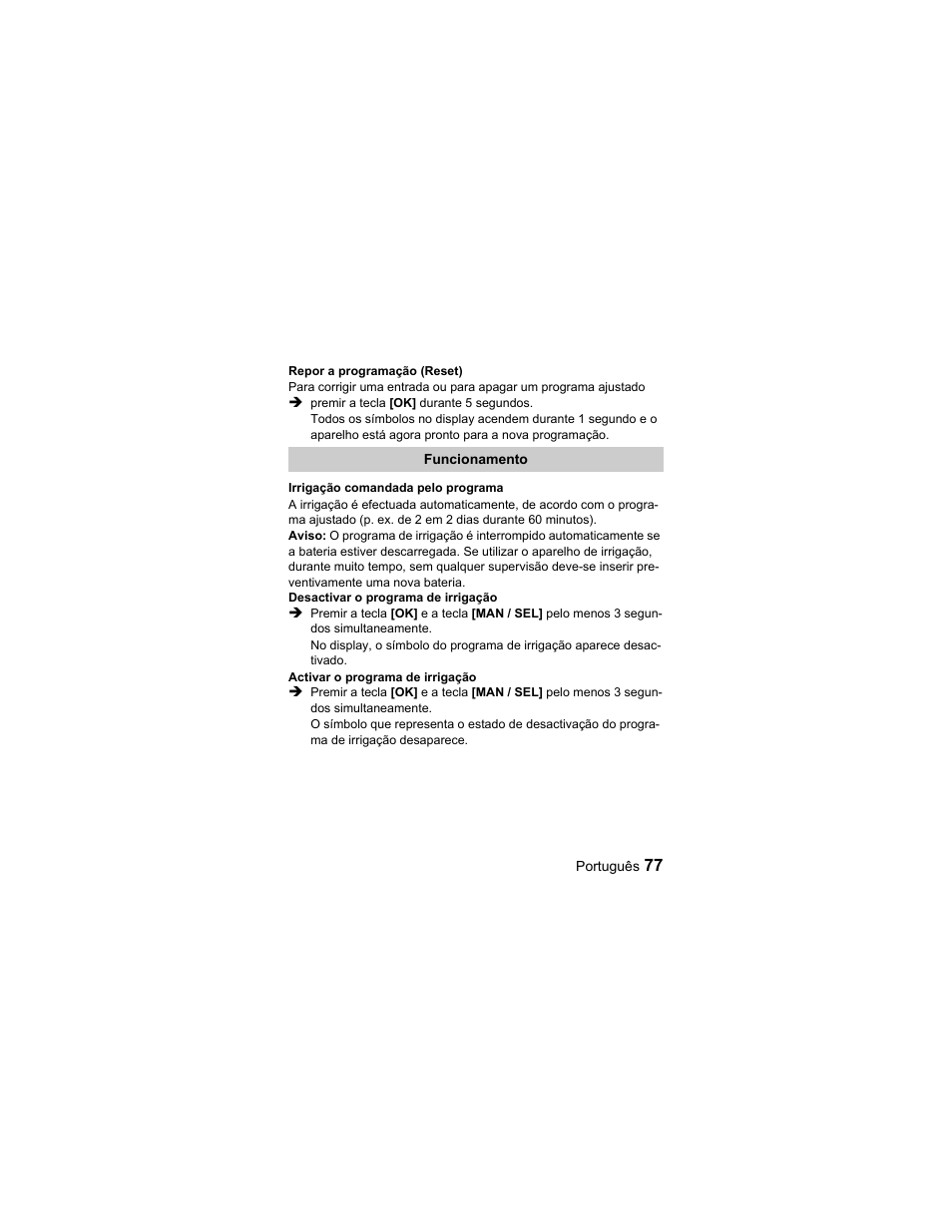 Karcher Unità d'irrigazione WU 60-49 User Manual | Page 77 / 94