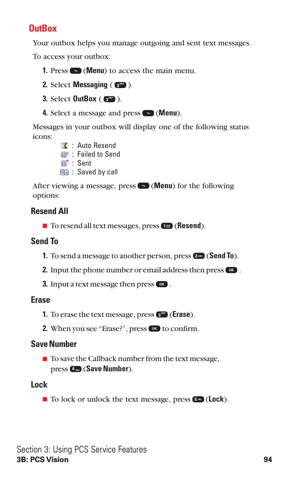 Outbox | Audiovox VI600 User Manual | Page 102 / 154