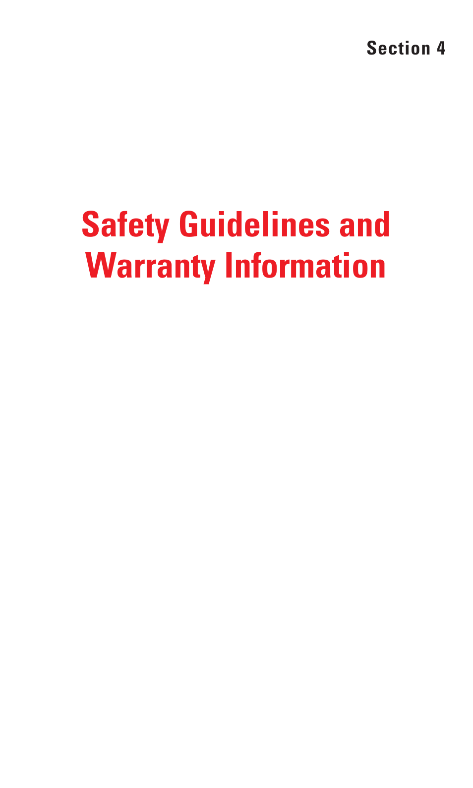 Safety guidelines and warranty information | Audiovox VI600 User Manual | Page 120 / 154