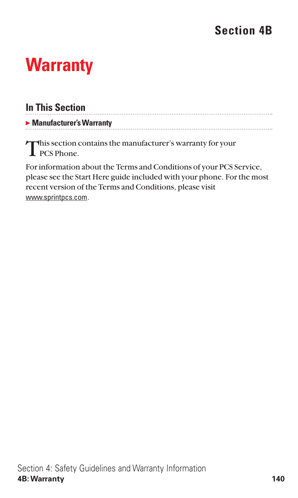 4b. warranty, Warranty | Audiovox VI600 User Manual | Page 148 / 154