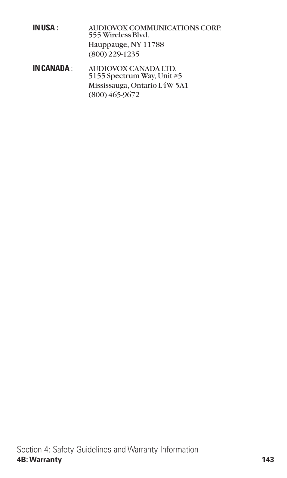 Audiovox VI600 User Manual | Page 151 / 154