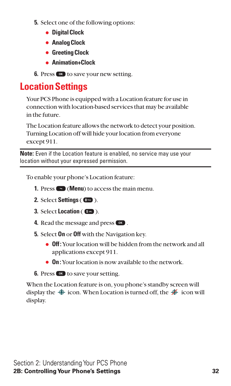 Location settings, E 32) | Audiovox VI600 User Manual | Page 40 / 154