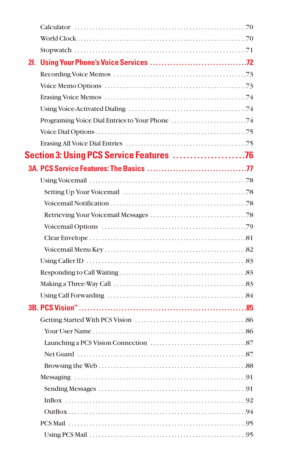 Audiovox VI600 User Manual | Page 5 / 154