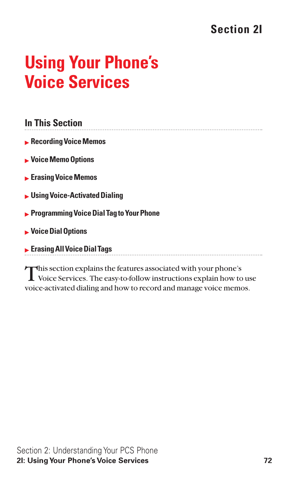 2i. using your phone’s voice services, Using your phone’s voice services | Audiovox VI600 User Manual | Page 80 / 154