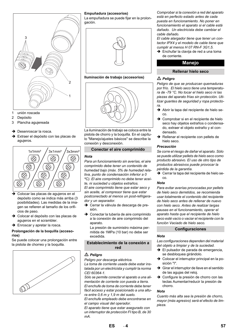 Manejo | Karcher IB 7-40 Advanced User Manual | Page 57 / 288