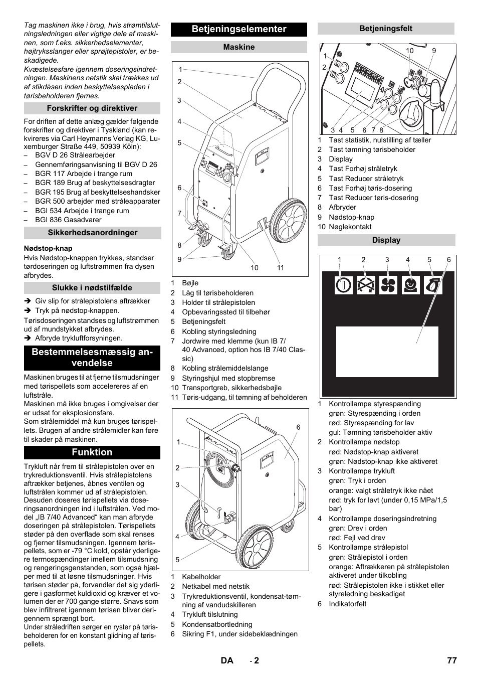 Karcher IB 7-40 Advanced User Manual | Page 77 / 288