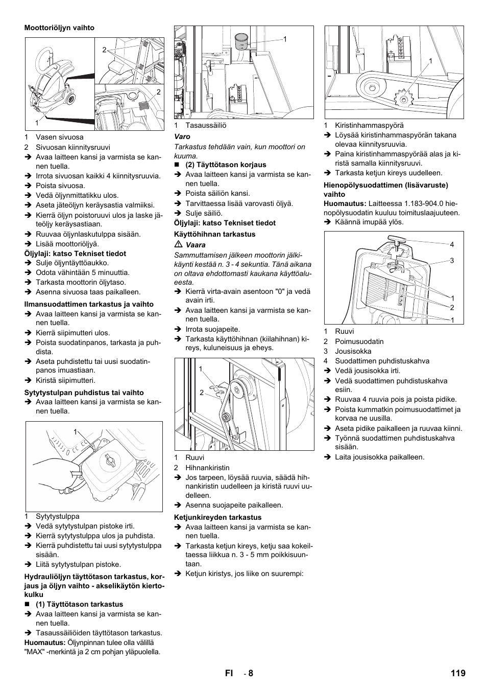 Karcher IC 15-240 W Adv User Manual | Page 119 / 308