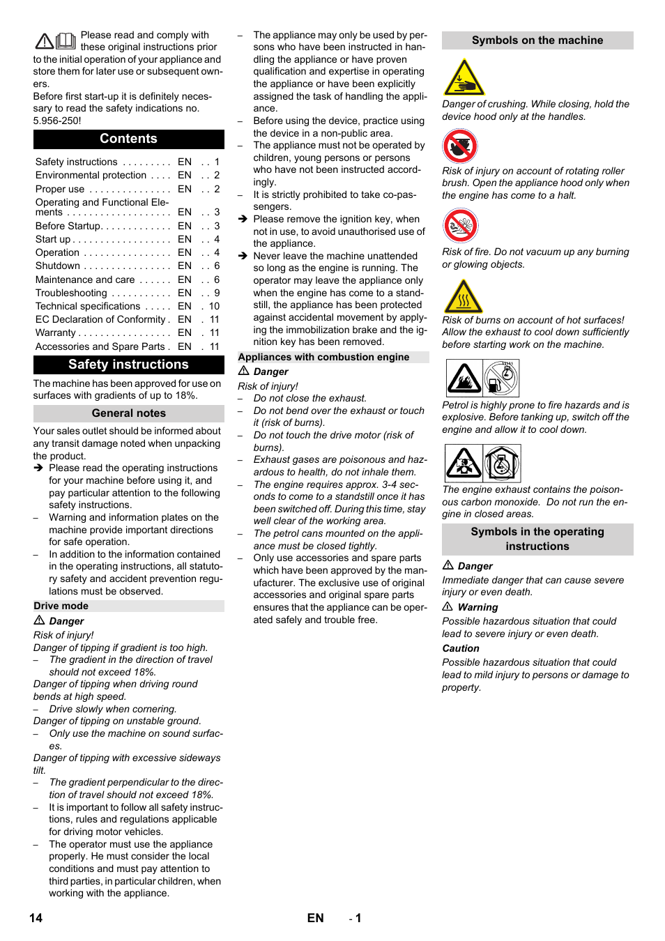 Karcher IC 15-240 W Adv User Manual | Page 14 / 308