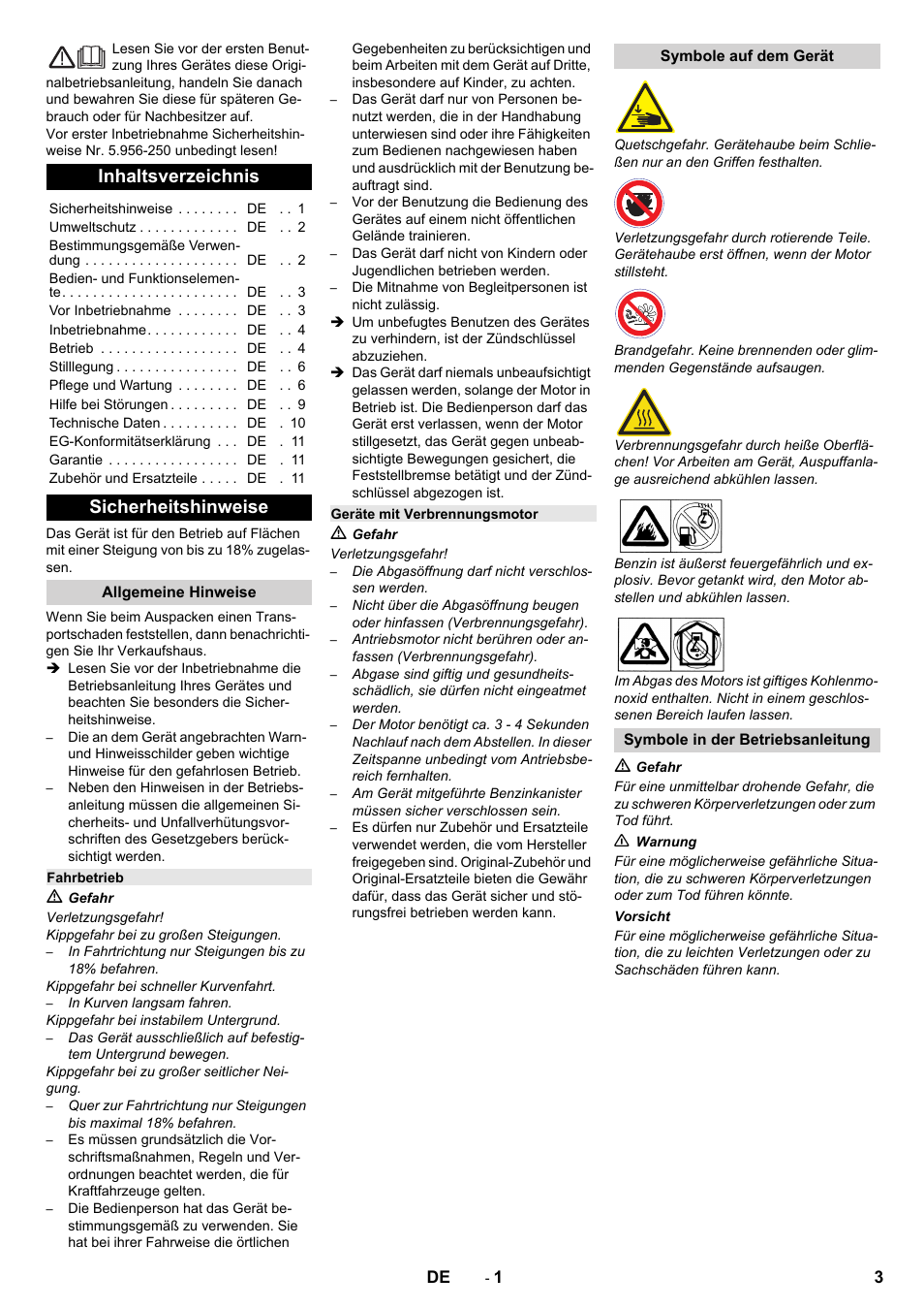 Karcher IC 15-240 W Adv User Manual | Page 3 / 308