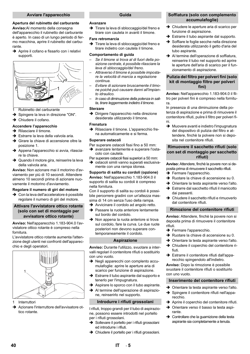 Karcher IC 15-240 W Adv User Manual | Page 40 / 308