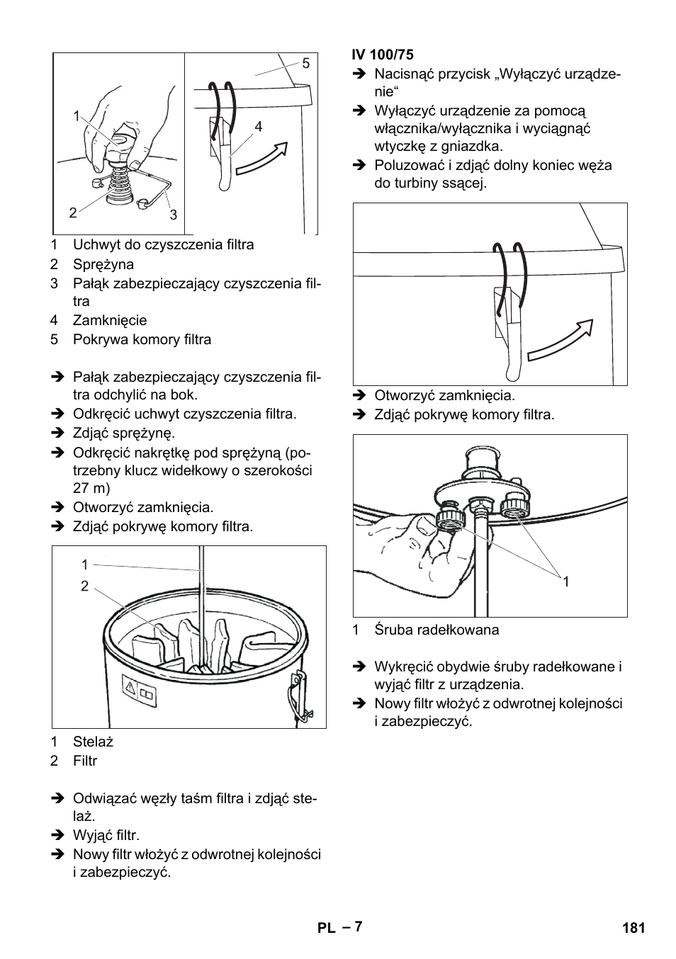 Iv 100/75 | Karcher IV 100-55 User Manual | Page 181 / 280