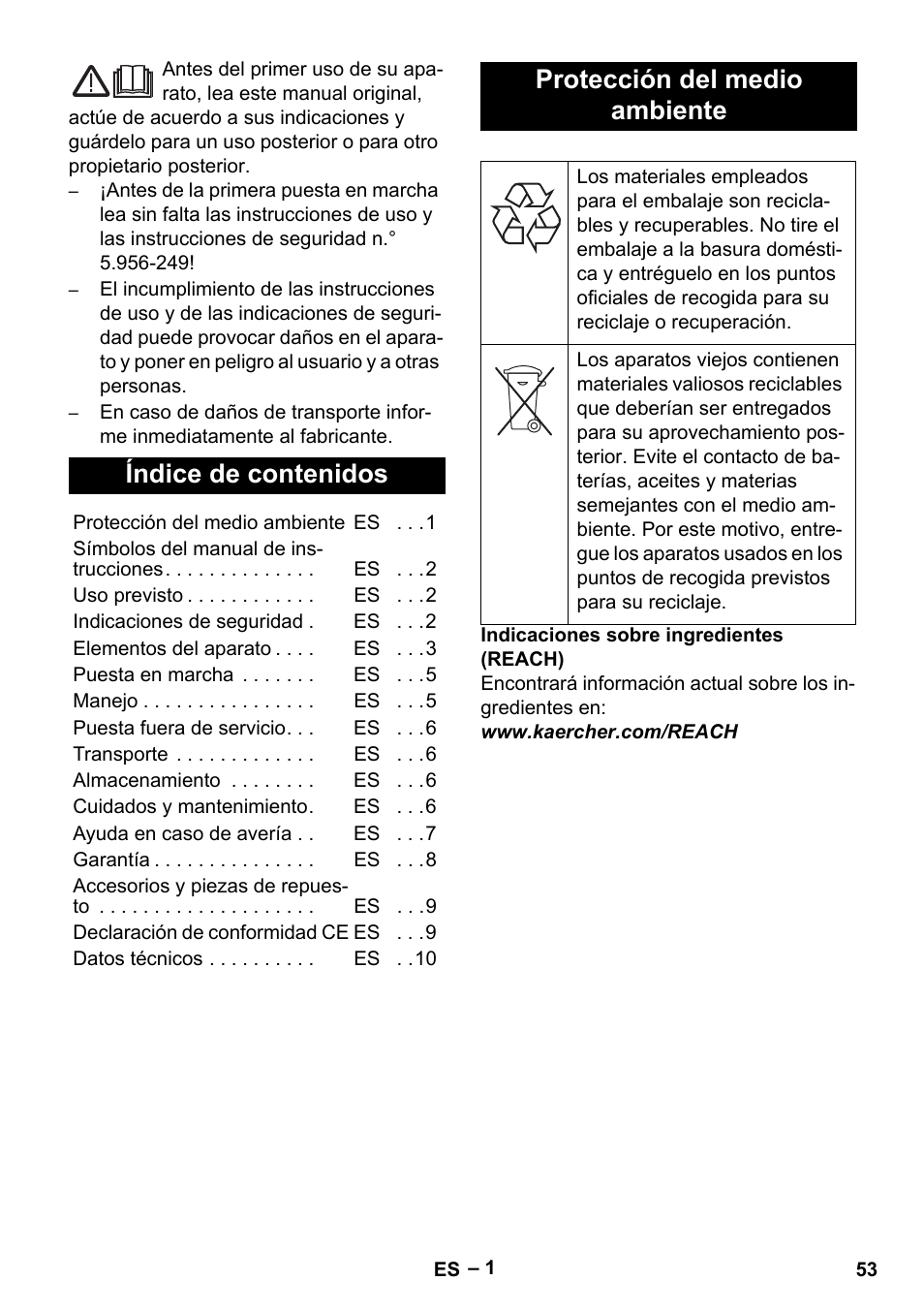 Karcher IV 100-55 User Manual | Page 53 / 280