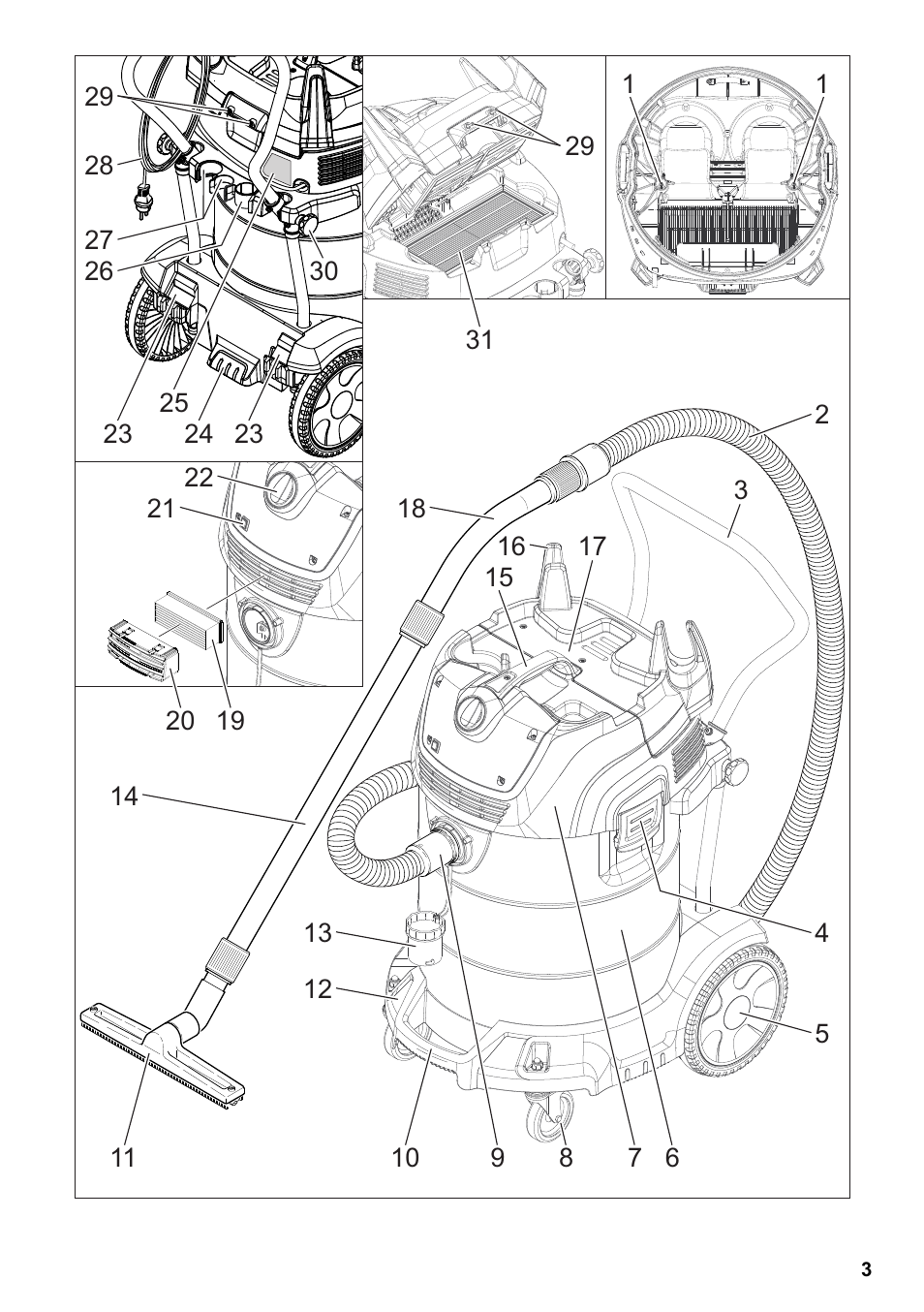 Karcher NT 75-1 Tact Me Te H S Z2 User Manual | Page 3 / 300