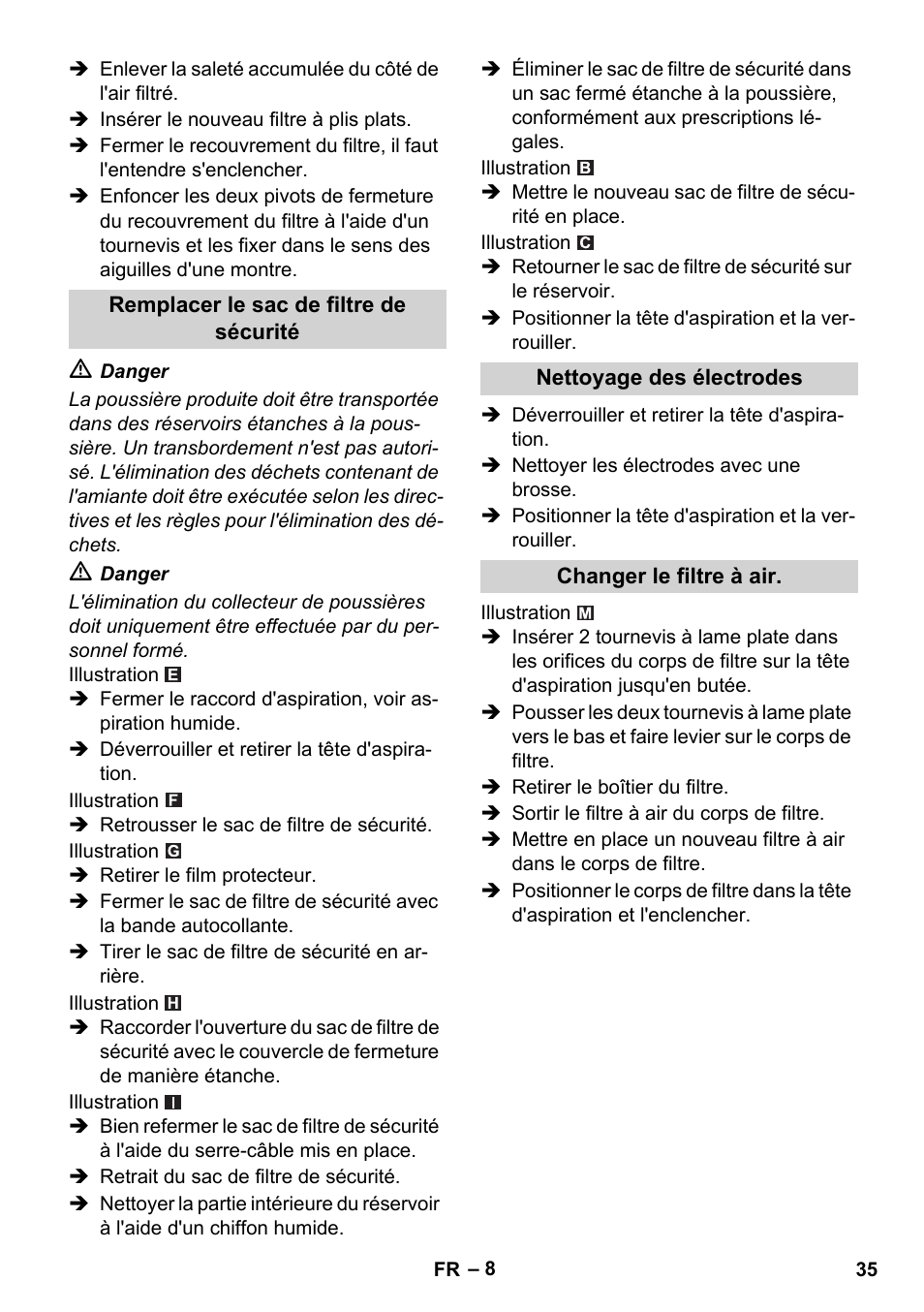 Karcher NT 75-1 Tact Me Te H S Z2 User Manual | Page 35 / 300