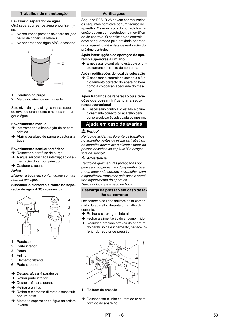 Ajuda em caso de avarias | Karcher IB 15-80 User Manual | Page 53 / 88