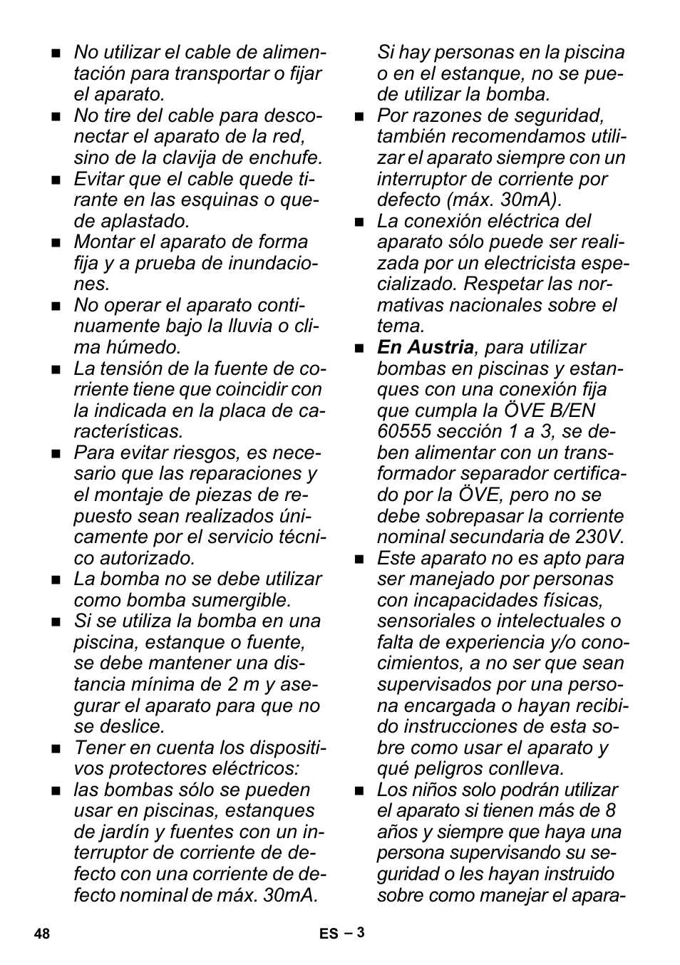 Karcher BP 1 Barrel Set User Manual | Page 48 / 72