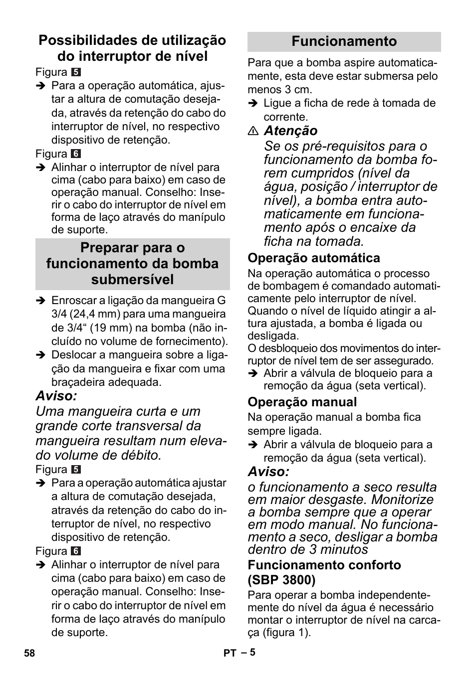 Karcher BP 1 Barrel Set User Manual | Page 58 / 72