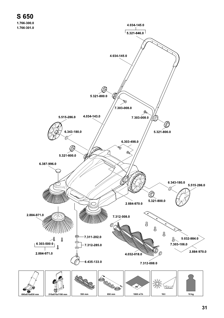 Karcher S 650 User Manual | Page 31 / 32