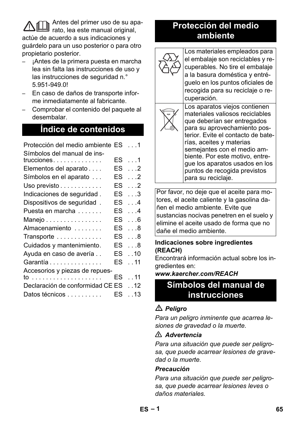 Karcher HDS 801 D User Manual | Page 65 / 324