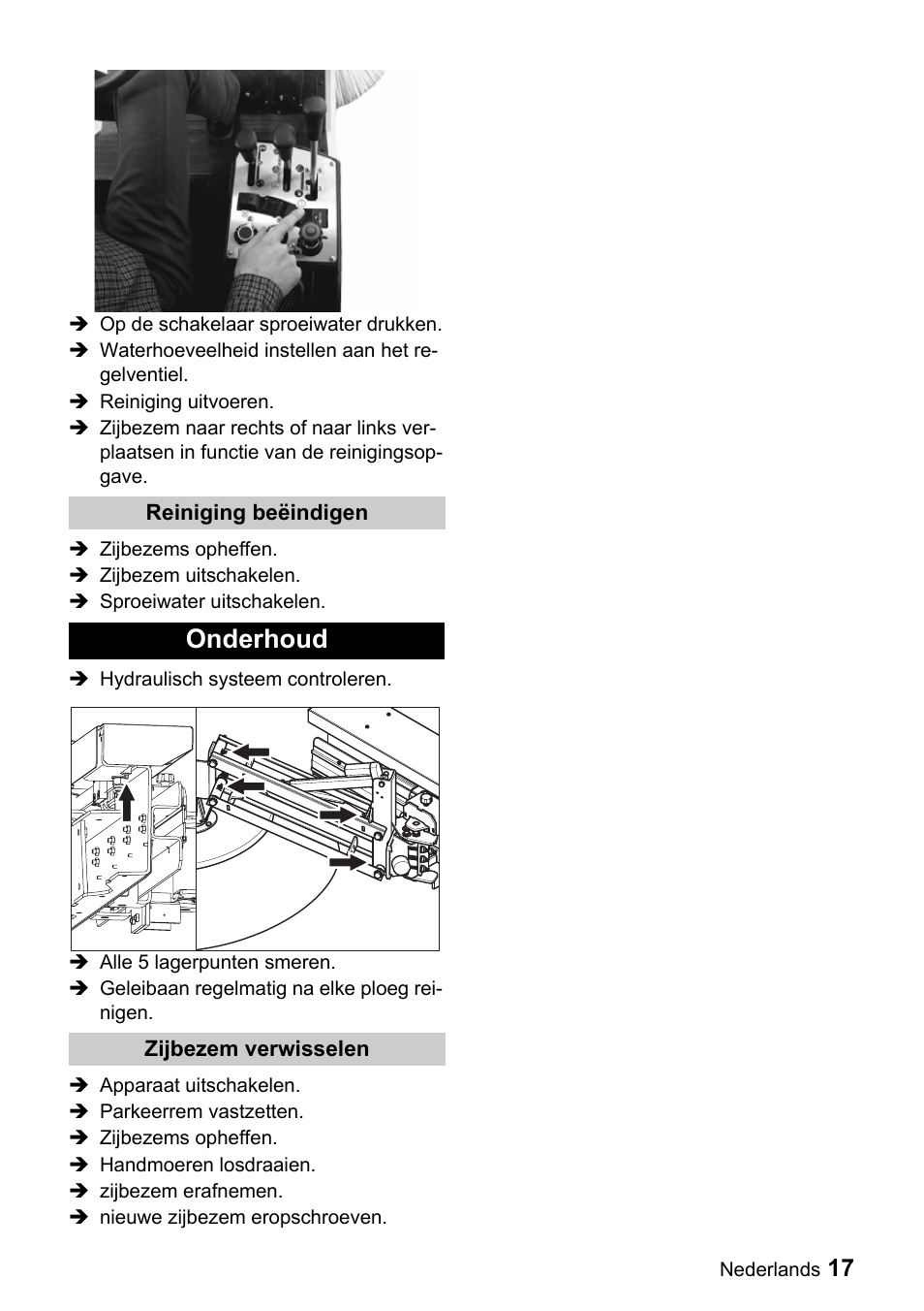 Onderhoud | Karcher ICC 1 D Adv User Manual | Page 17 / 59