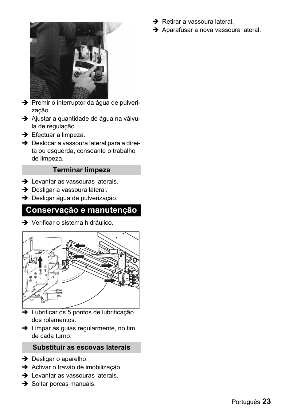 Conservação e manutenção | Karcher ICC 1 D Adv User Manual | Page 23 / 59