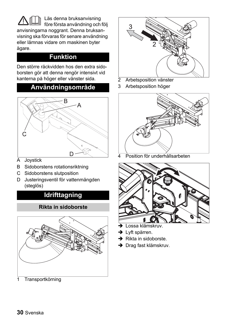 Funktion användningsområde idrifttagning | Karcher ICC 1 D Adv User Manual | Page 30 / 59